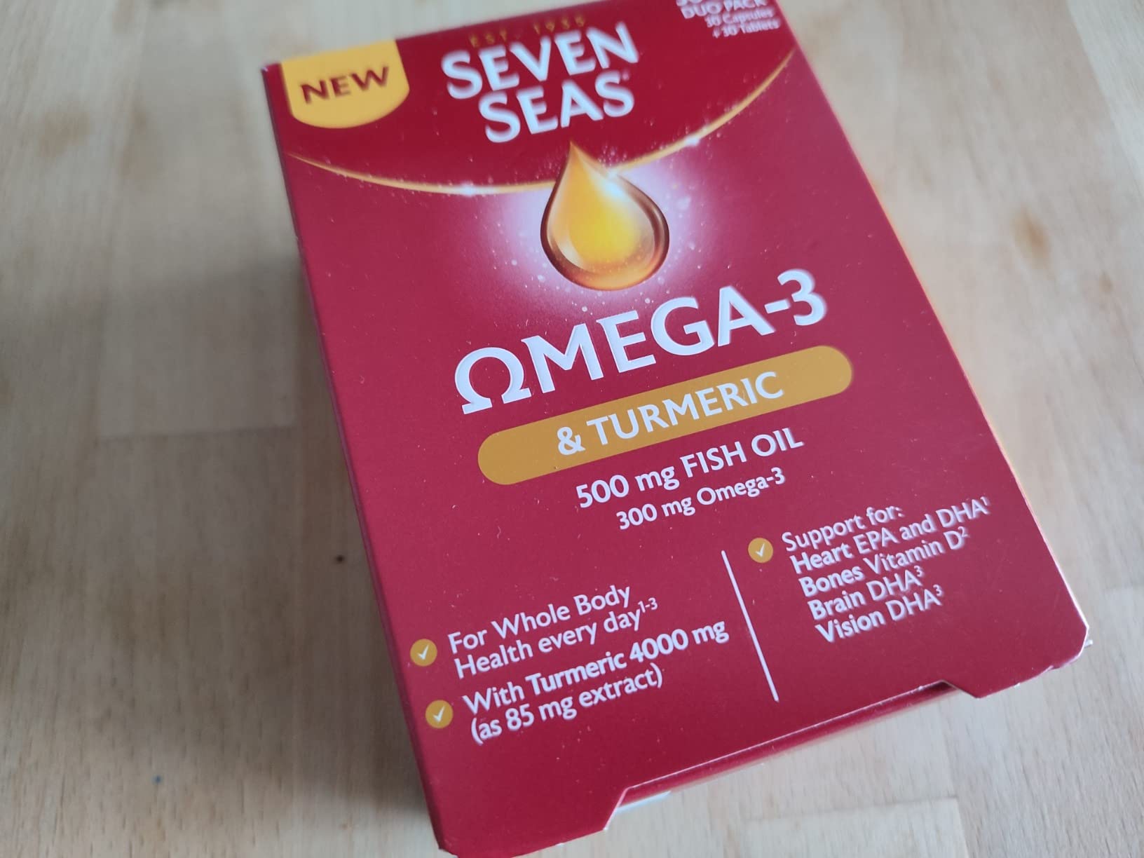 Seven Seas Omega-3 & Immunity Fischöl Kapseln 30 Tage Duopack