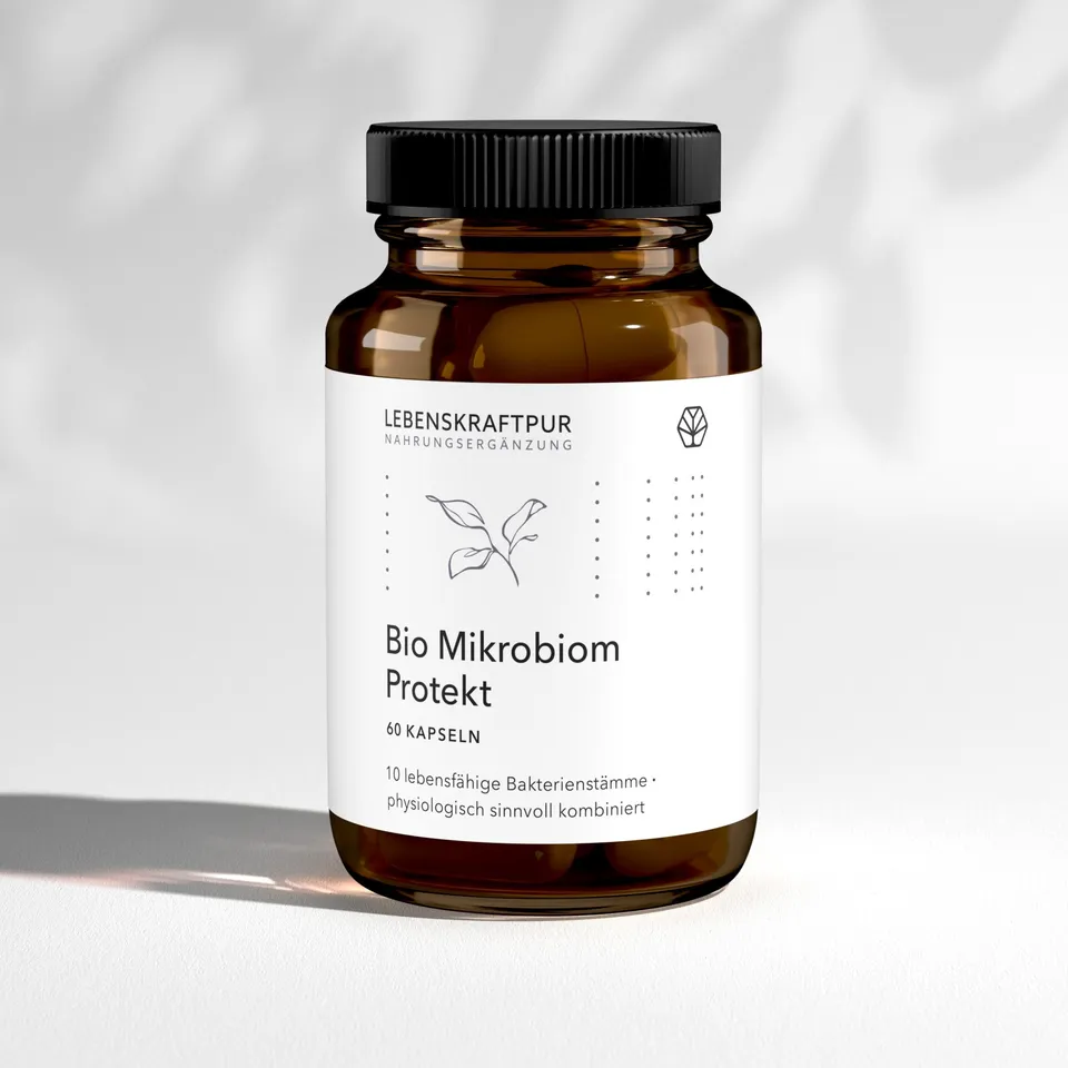LebenskraftPur Bio Mikrobiom Protekt Kapseln Probiotika Vegan