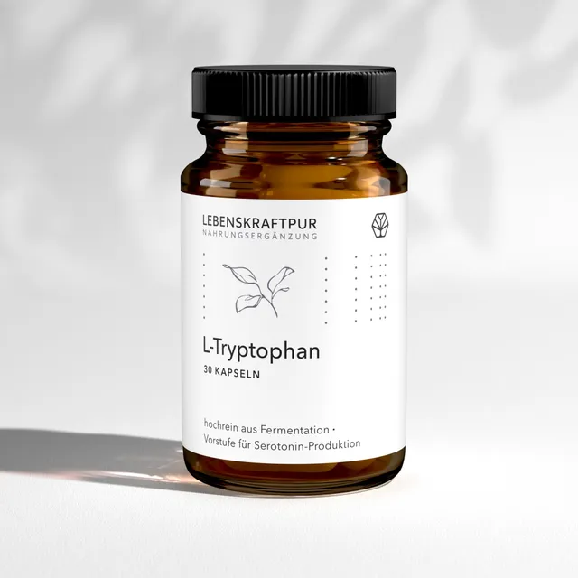 LebenskraftPur L-Tryptophan Kapseln 500 mg 60 Kapseln