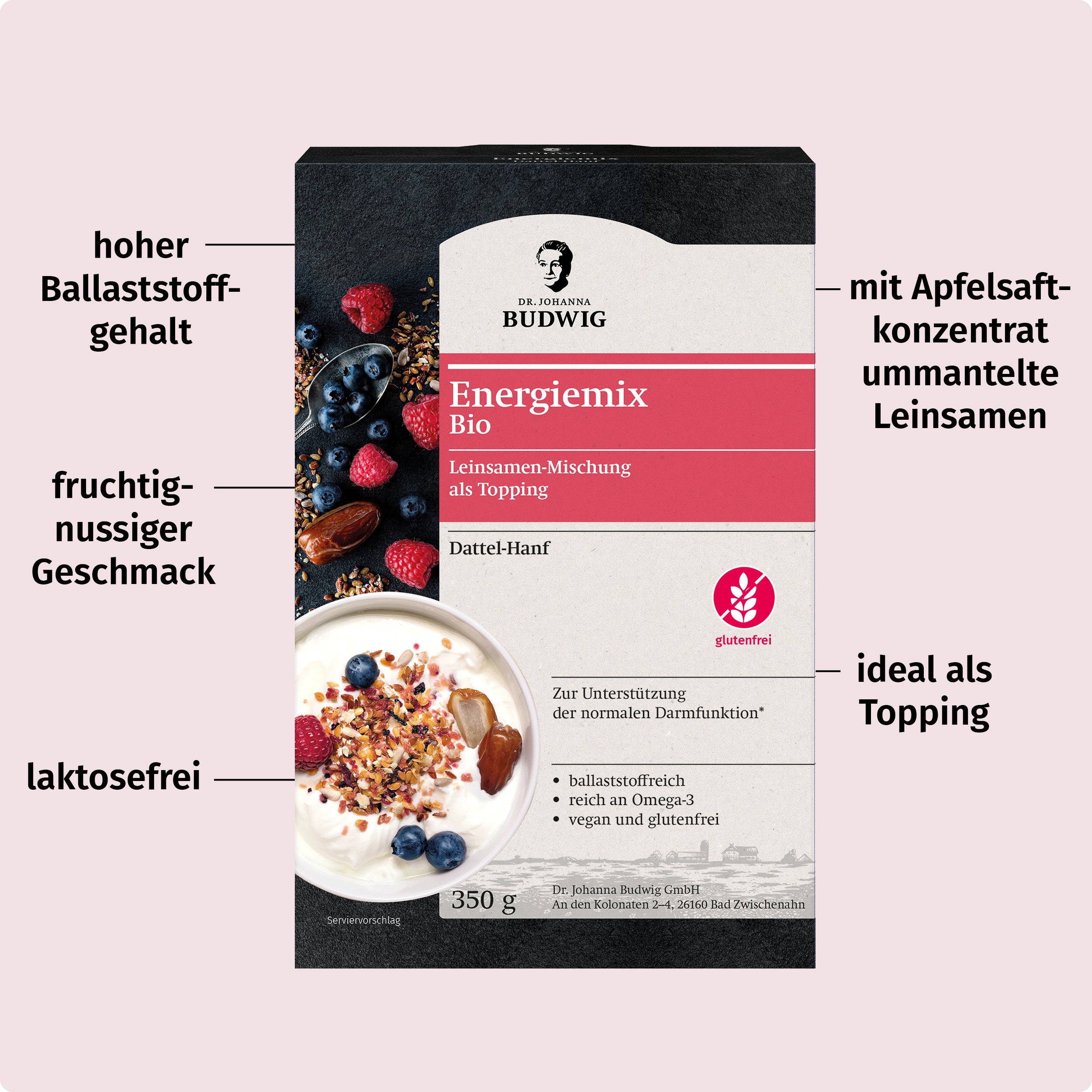 Dr. Johanna Budwig Vorteilspakete Leinöl Starterpaket 250 ml Set