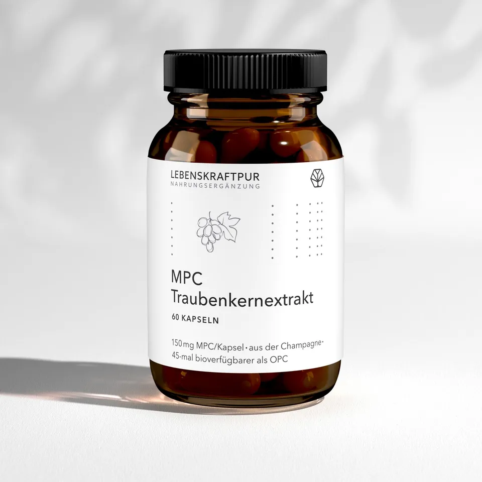 LebenskraftPur MPC Traubenkernextrakt Kapseln 60 Kapseln