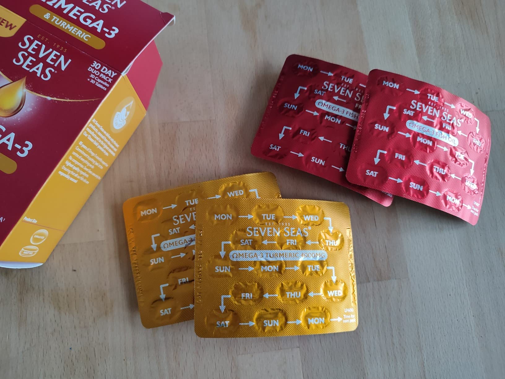 Seven Seas Omega-3 & Immunity Fischöl Kapseln 30 Tage Duopack