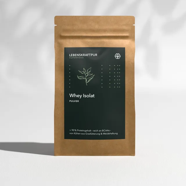 LebenskraftPur Whey Isolat Pulver Weidemilch neutral Protein