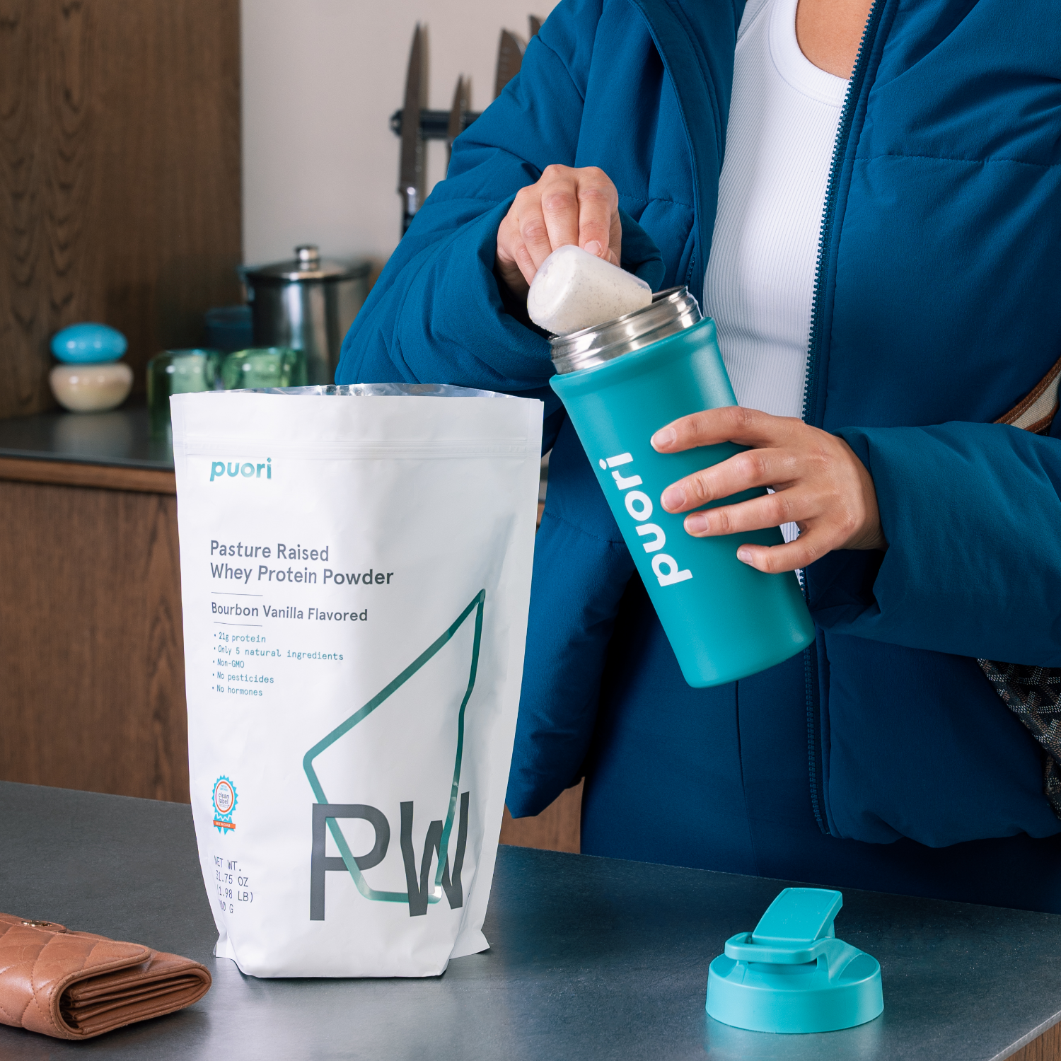 Puori Protein Whey Creatine Bundle Bourbon Vanille