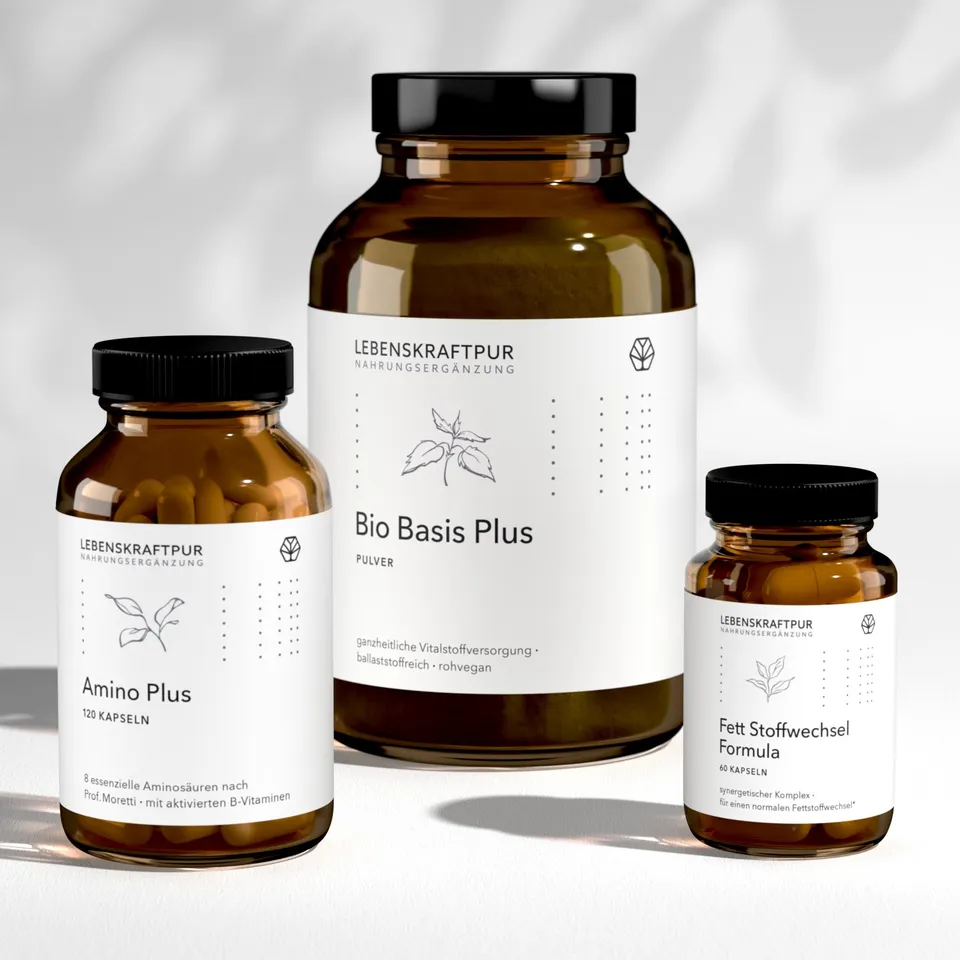 LebenskraftPur Abnehmbox Set mit Kapseln und Pulver