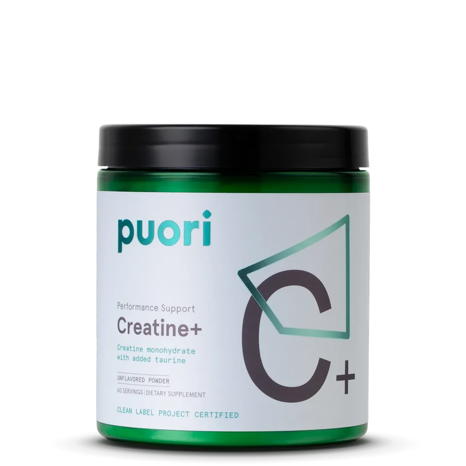 Puori C+ Creatine+ Pulver Kreatin Monohydrat Taurin unaromatisiert