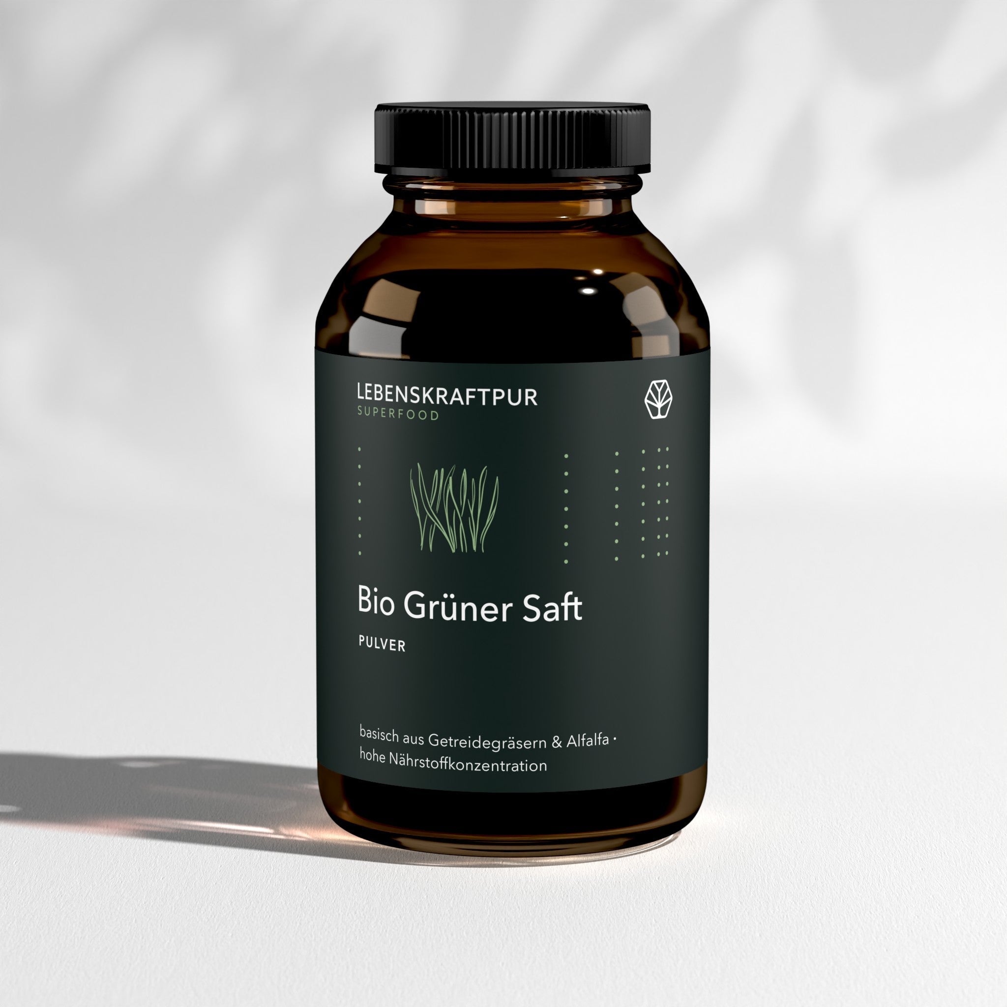 LebenskraftPur Bio Grüner Saft Pulver Gräser-Saftpulver bio