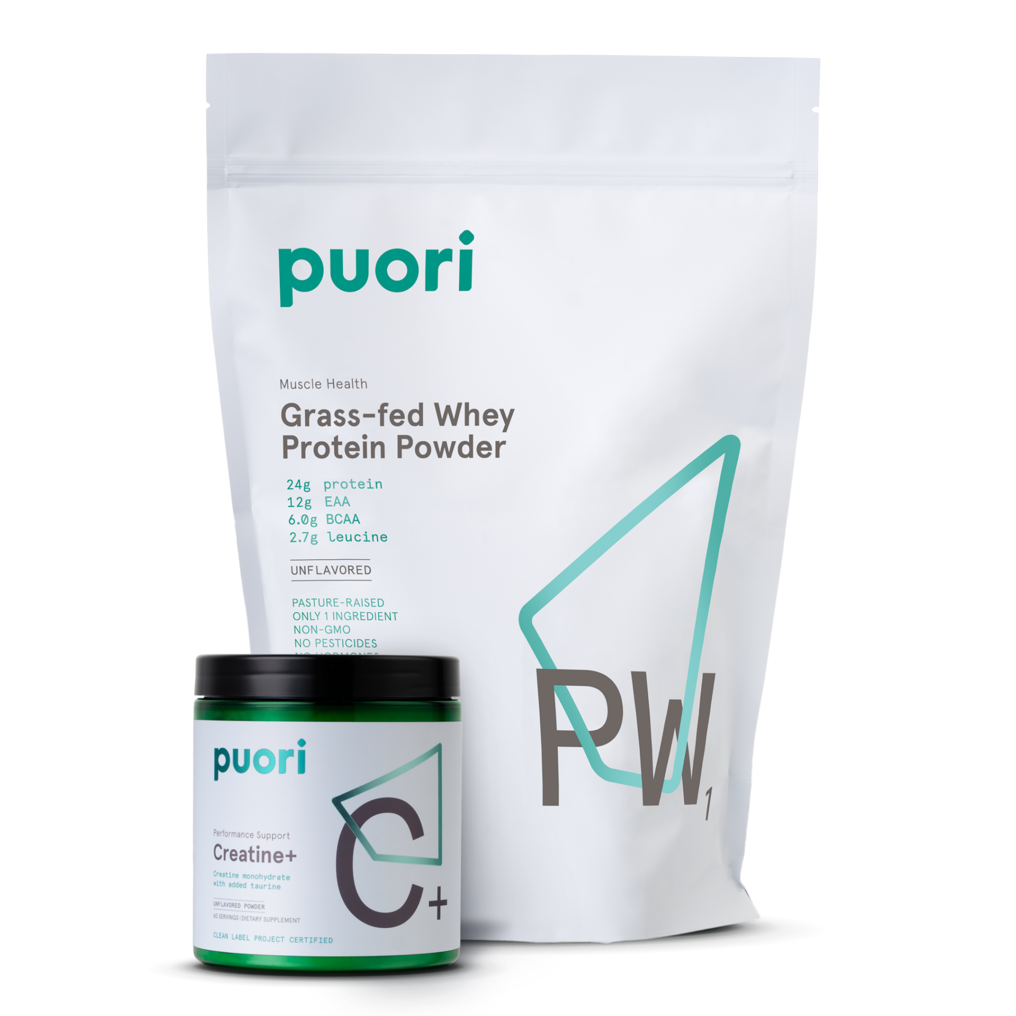 Puori Protein Powder Muscle Strength Bundle Proteinpulver Neutral