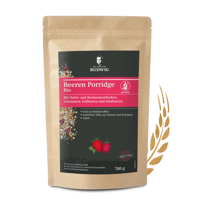 Dr. Johanna Budwig Beeren Porridge Porridge 700 g glutenfrei