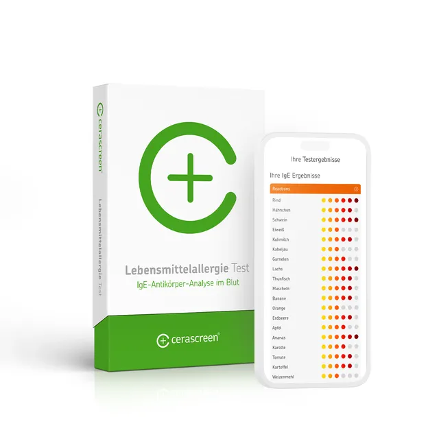 cerascreen Testkits Lebensmittelallergie Test Bluttest