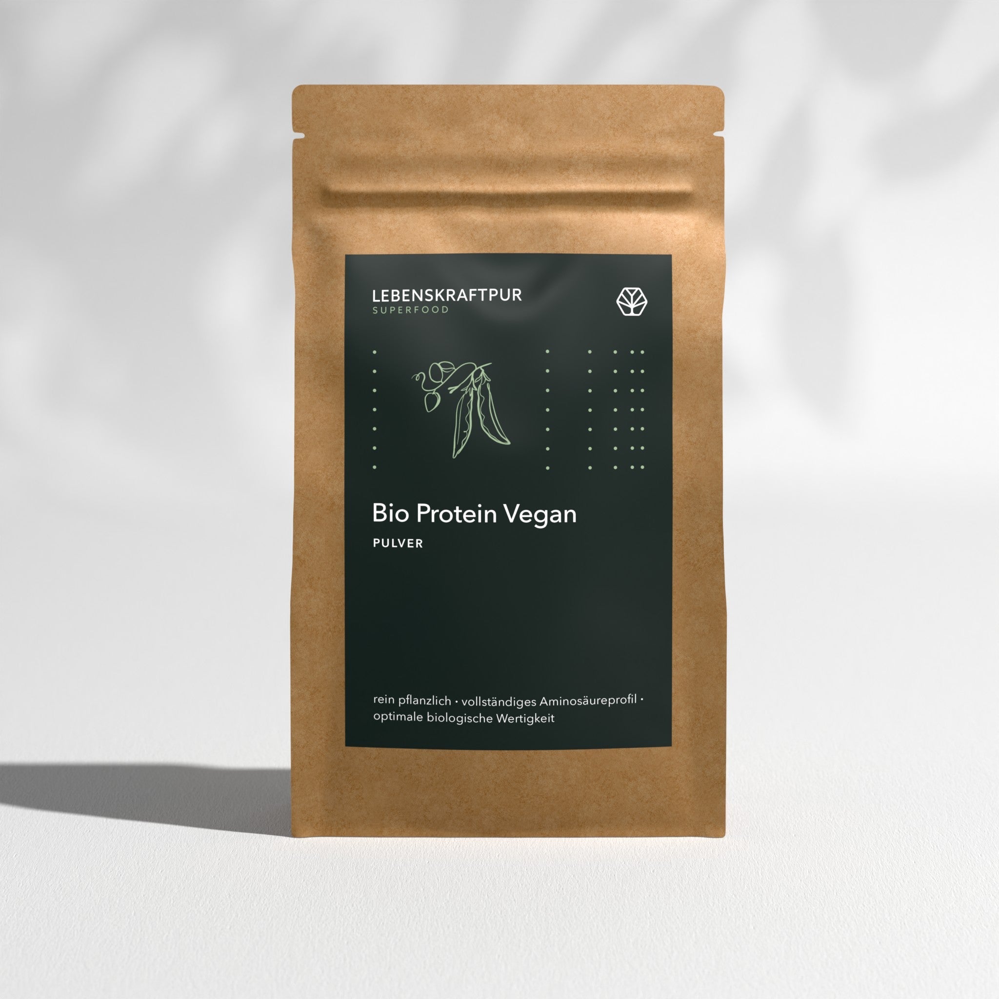 LebenskraftPur Bio Protein Vegan Pulver Erbse-Reis über 80%