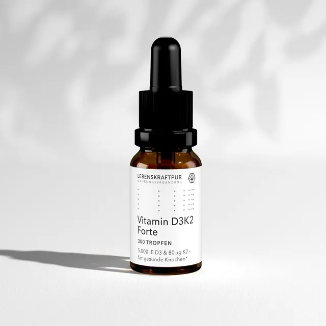 LebenskraftPur Vitamin D3K2 Forte Tropfen 10 ml MCT