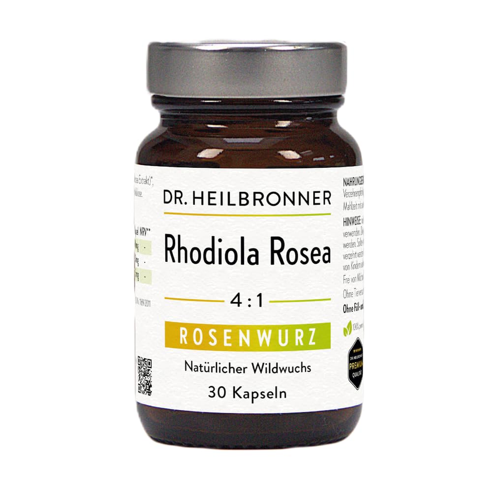 Dr. Heilbronner Vitalstoffe Rhodiola Kapseln 30 vegan 4:1