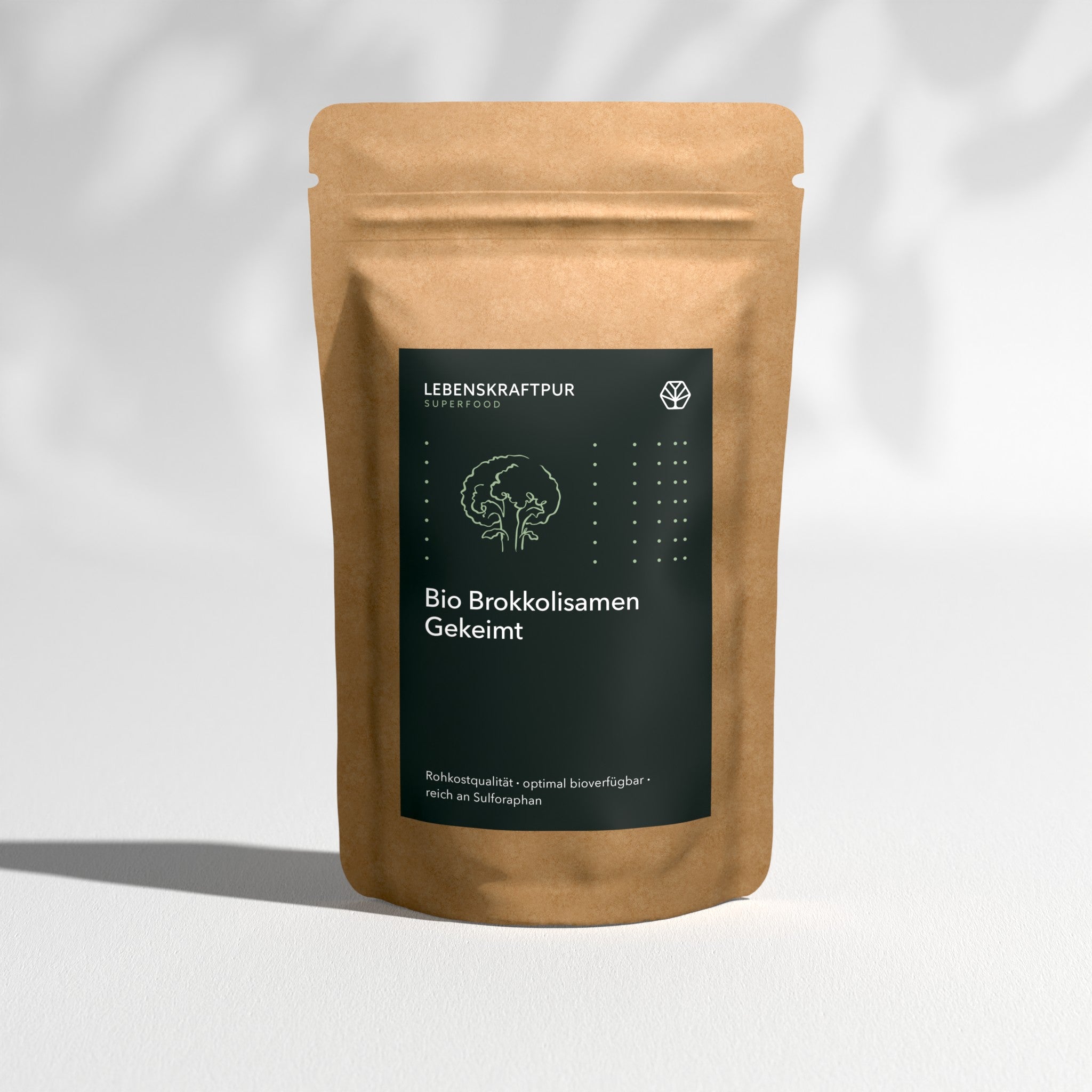 LebenskraftPur Superfood Bio Brokkolisamen Gekeimt Pulver 700 g Sulforaphan