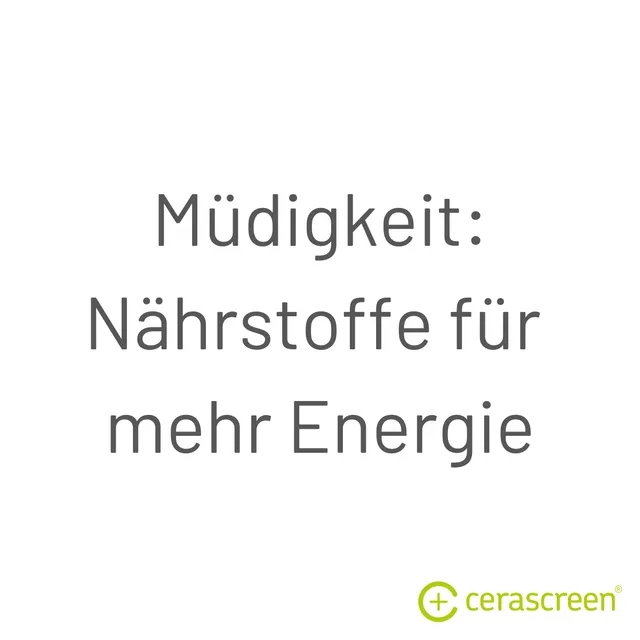 cerascreen Vital Müdigkeit Nährstoffe Energie Kombi-Paket