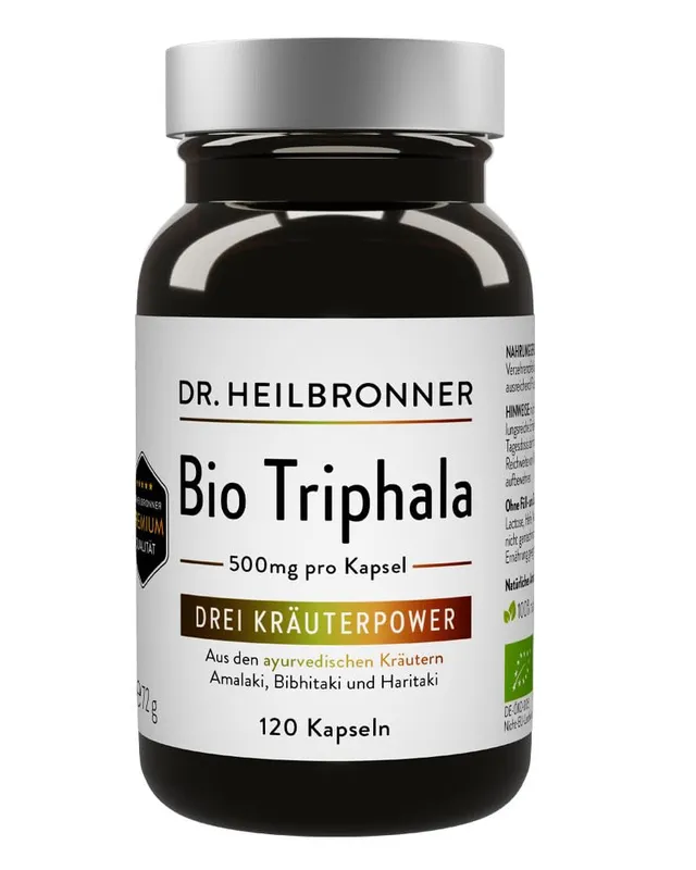 Dr. Heilbronner Vitalstoffe Bio Triphala Kapseln 120 vegan