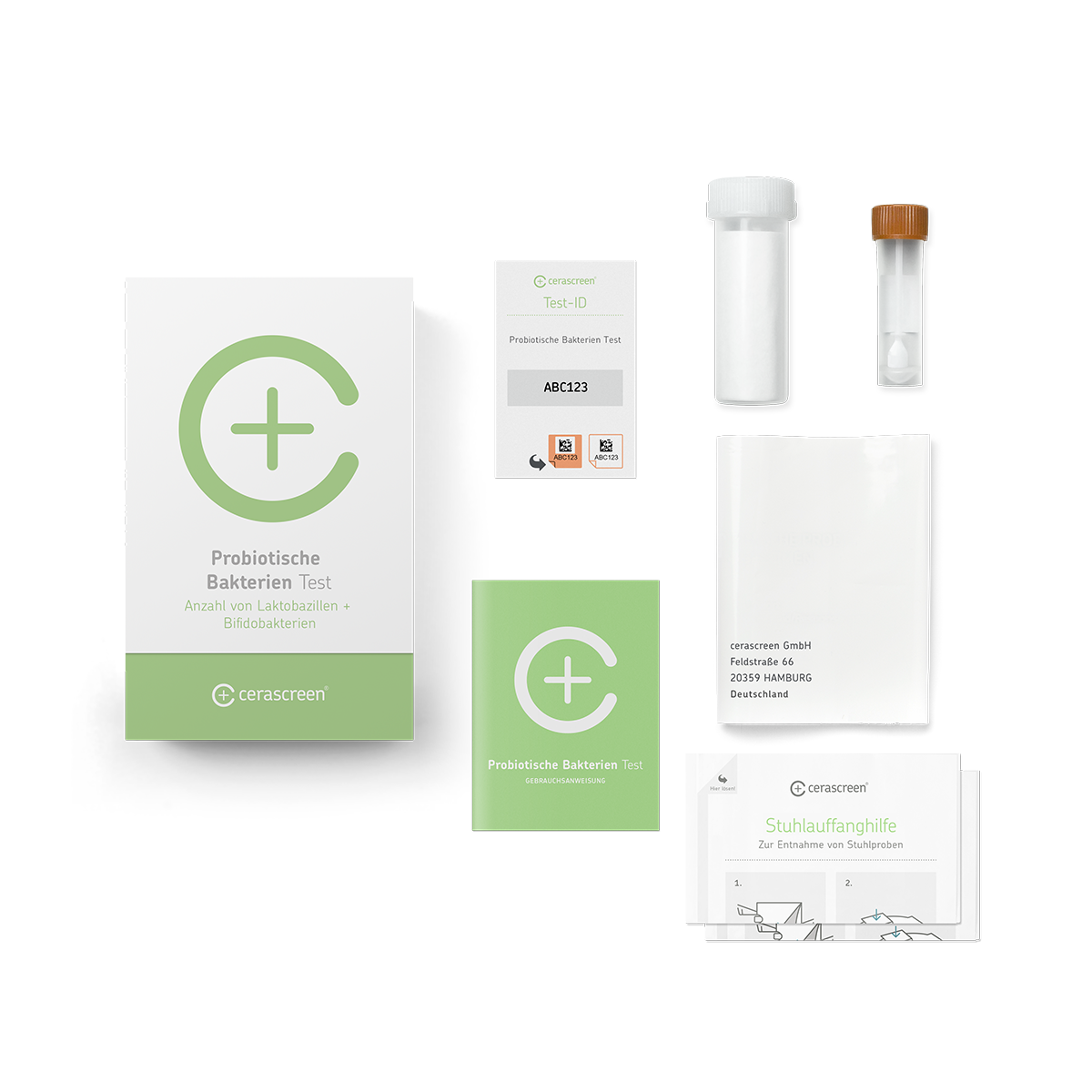 cerascreen Vital Testkits Probiotische Bakterien Test Stuhltest