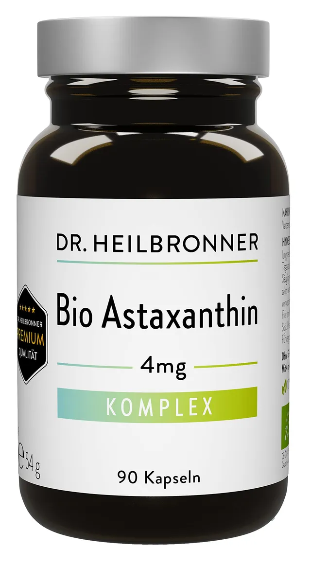 Dr. Heilbronner BIO-Astaxanthin 4mg Kapseln 90 Stk Algen-Komplex