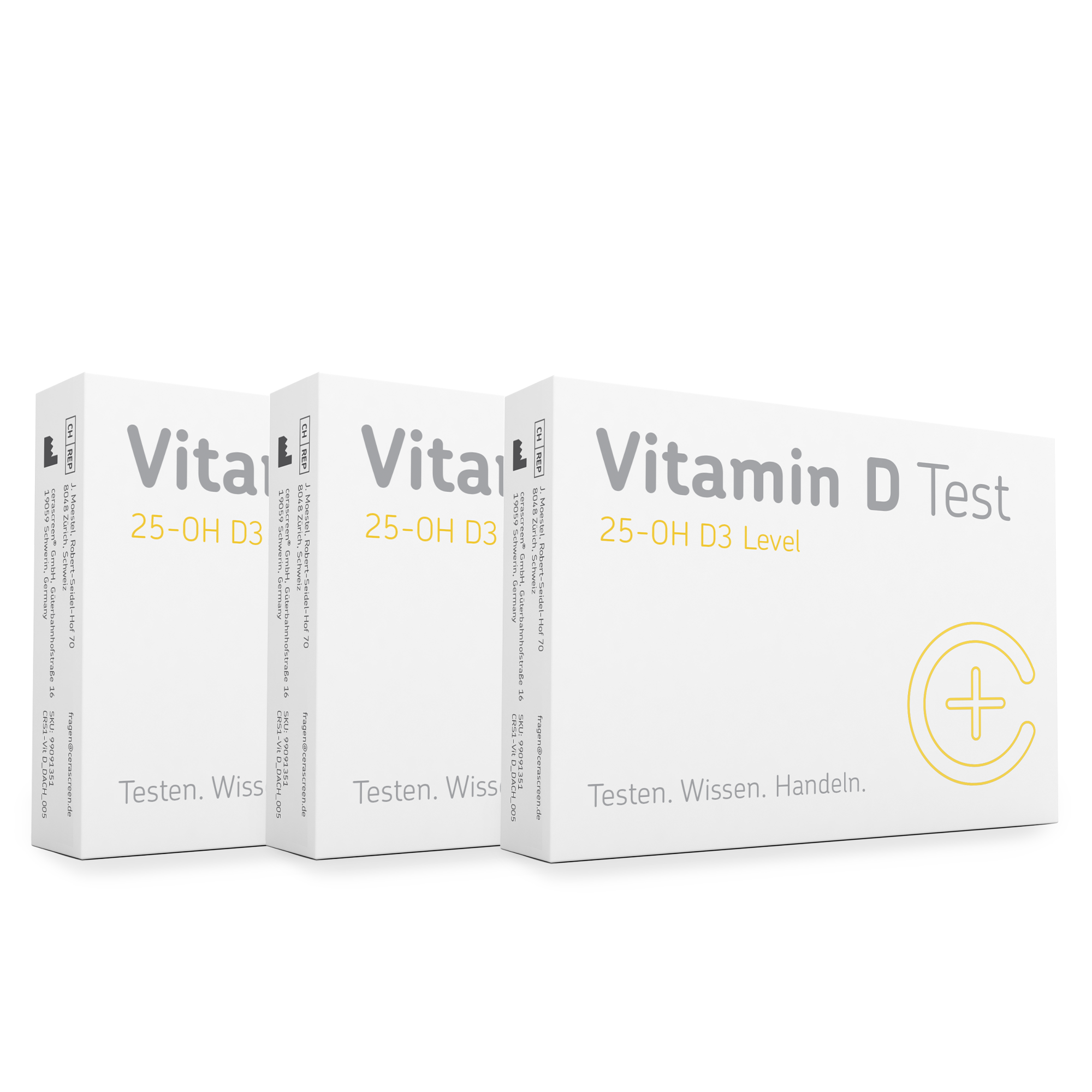 cerascreen Vitamin D Test Heimtest Jahres-Abo Laboranalyse